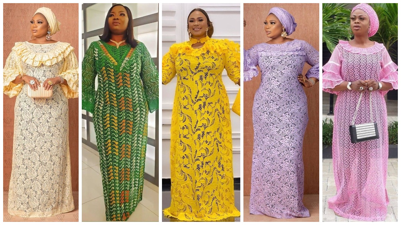 latest bubu lace gown styles 2020
