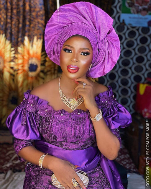 Very Gorgeous Purples and Red Owambe Parties Styles For Sparkling Looks.