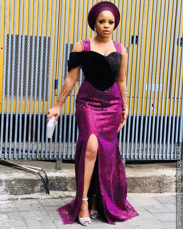 Very Gorgeous Purples and Red Owambe Parties Styles For Sparkling Looks (10)