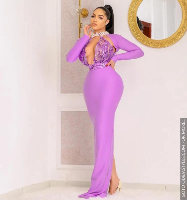 Very Gorgeous Purples and Red Owambe Parties Styles For Sparkling Looks (11)