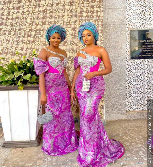 Very Gorgeous Purples and Red Owambe Parties Styles For Sparkling Looks (16)