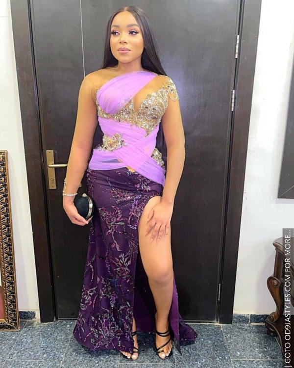 Very Gorgeous Purples and Red Owambe Parties Styles For Sparkling Looks (22)
