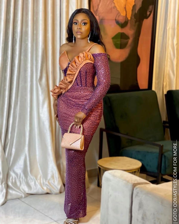 Very Gorgeous Purples and Red Owambe Parties Styles For Sparkling Looks (26)