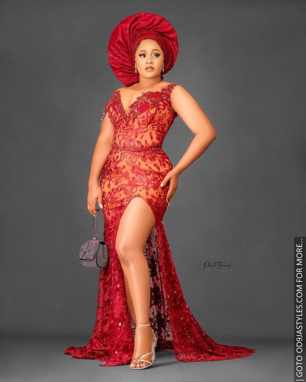 Very Gorgeous Purples and Red Owambe Parties Styles For Sparkling Looks (27)