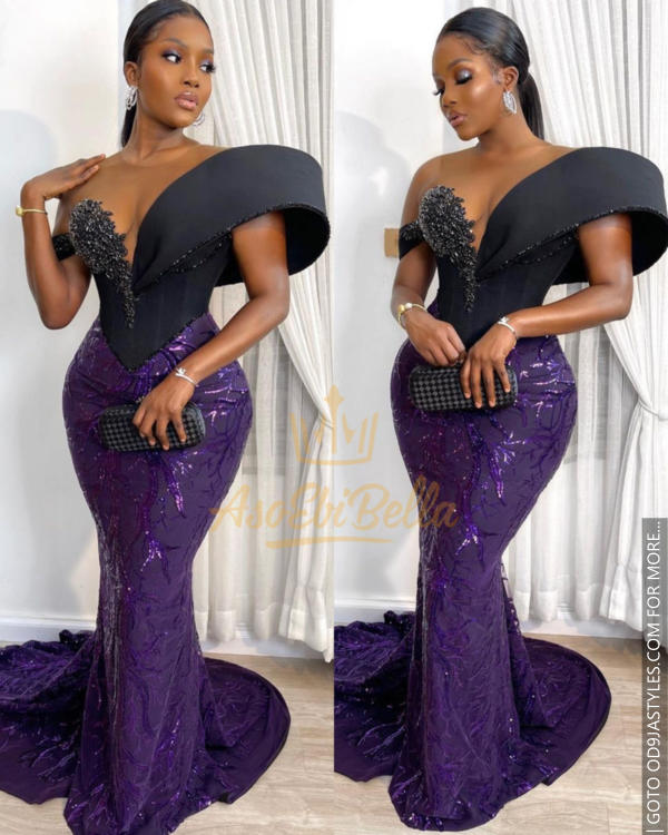 Very Gorgeous Purples and Red Owambe Parties Styles For Sparkling Looks (37)