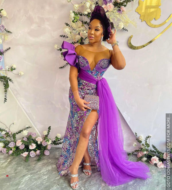 Very Gorgeous Purples and Red Owambe Parties Styles For Sparkling Looks (4)