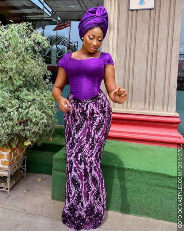 Very Gorgeous Purples and Red Owambe Parties Styles For Sparkling Looks (7)