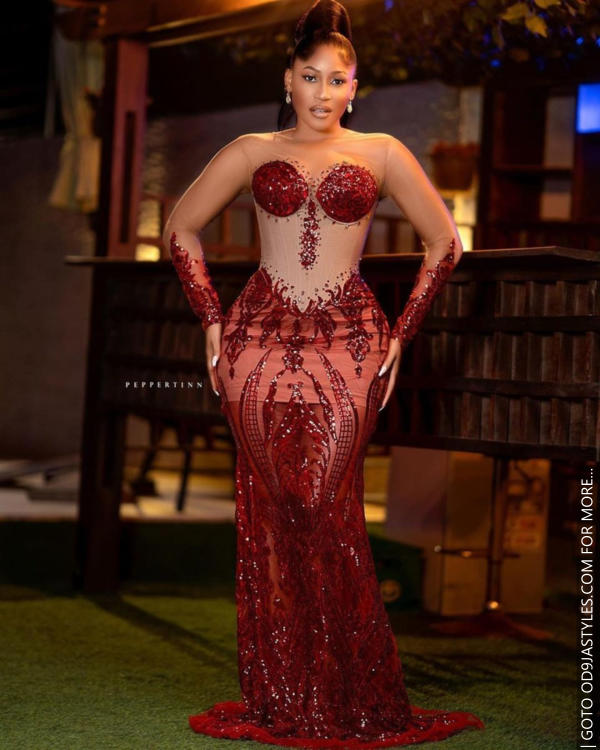 Very Gorgeous Purples and Red Owambe Parties Styles For Sparkling Looks (8)