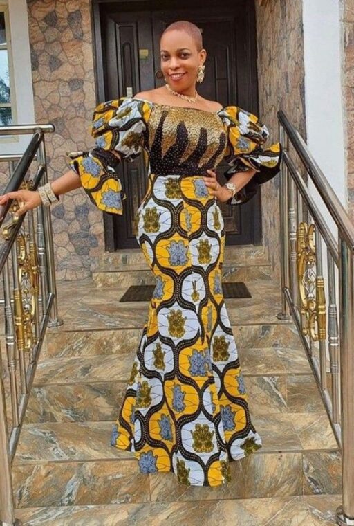 For Muslim Women Here Are Dazzling Ankara Long Gown Styles For All Occasions (8)