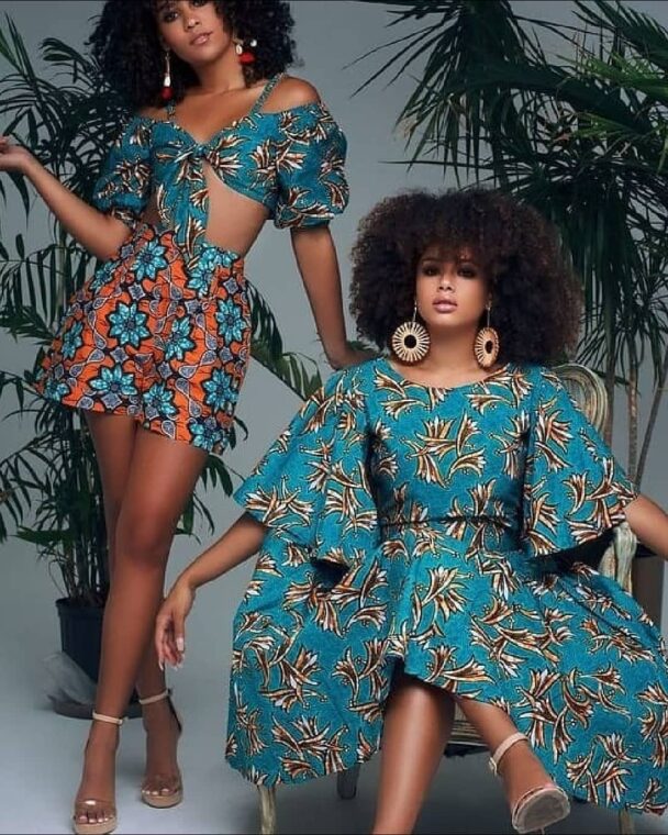 Stylish Ankara Outfits for Friends Who Make a Statement Together (12)