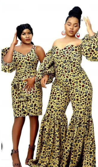 Stylish Ankara Outfits for Friends Who Make a Statement Together (2)
