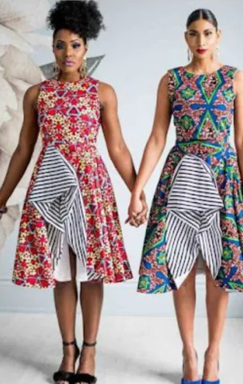 Stylish Ankara Outfits for Friends Who Make a Statement Together (3)