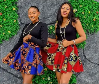 Stylish Ankara Outfits for Friends Who Make a Statement Together (5)
