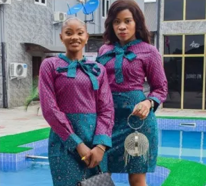 Stylish Ankara Outfits for Friends Who Make a Statement Together (7)
