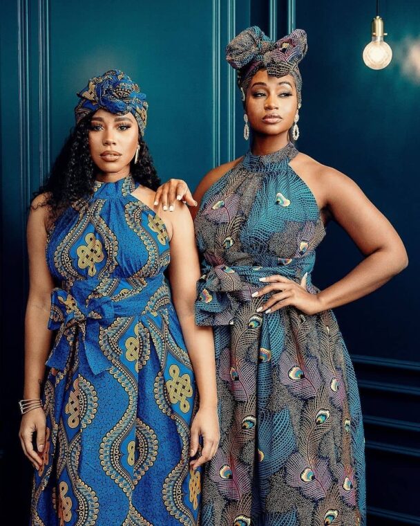 Stylish Ankara Outfits for Friends Who Make a Statement Together (8)