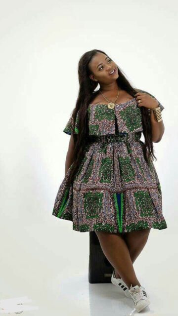 Ankara Short Flared Gowns (20)