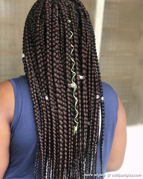 Long Box Braids Hairstyles (11)