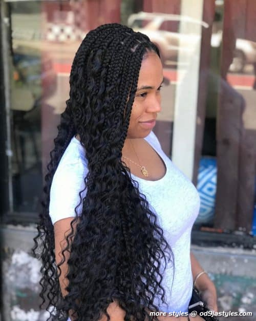 Long Box Braids Hairstyles (13)