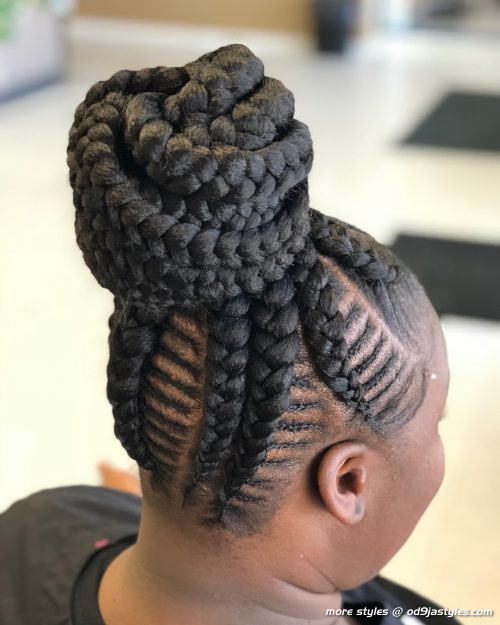 Trendy Cornrow Braids Hairstyles That You Absolutely Ought To Attempt (21)