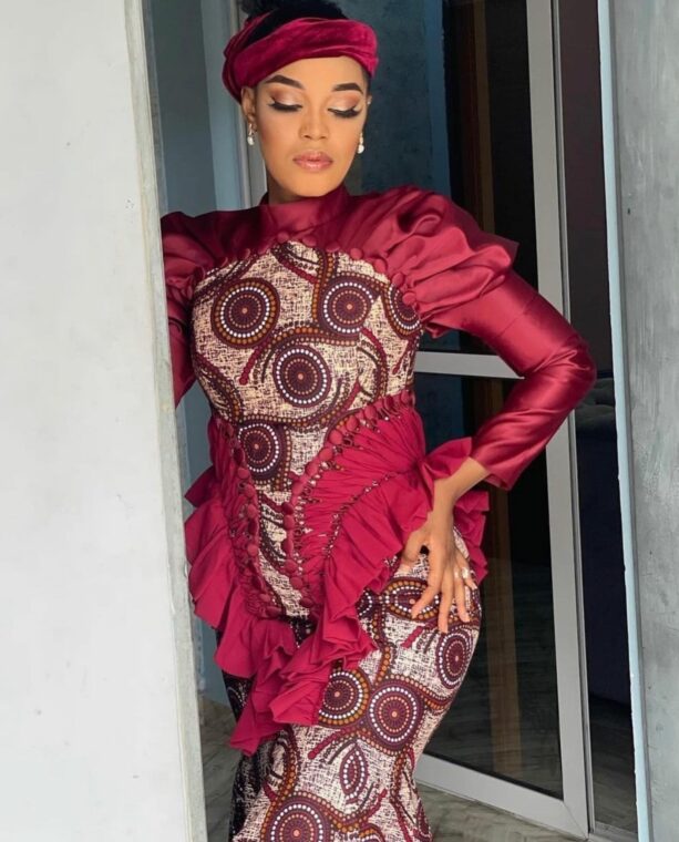 Elegant Arewa Ankara Long Gown Styles Loved Many (15)