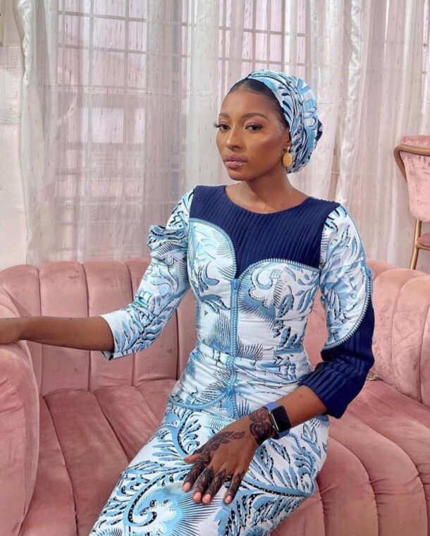 Elegant Arewa Ankara Long Gown Styles Loved Many (8)