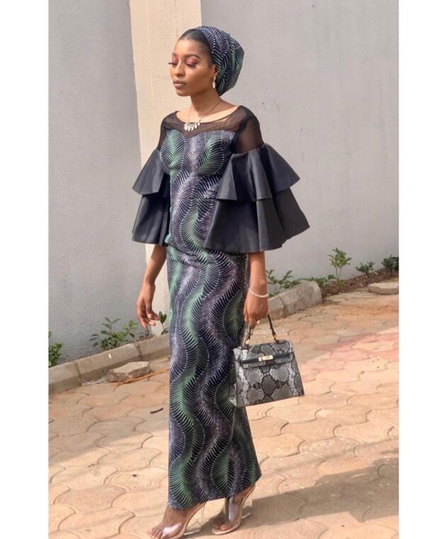 Elegant Arewa Ankara Long Gown Styles Loved Many (9)