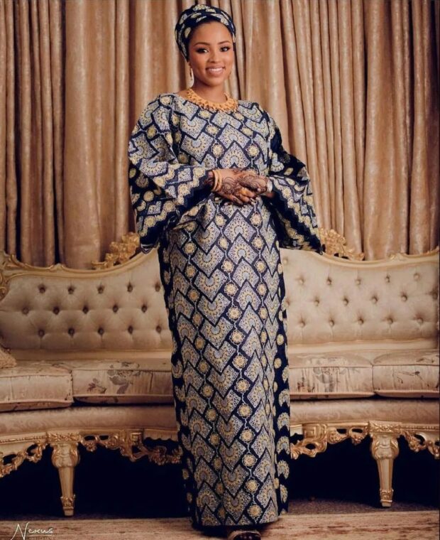 Fascinating Native Kaftan Gown Styles For Married Women (3)