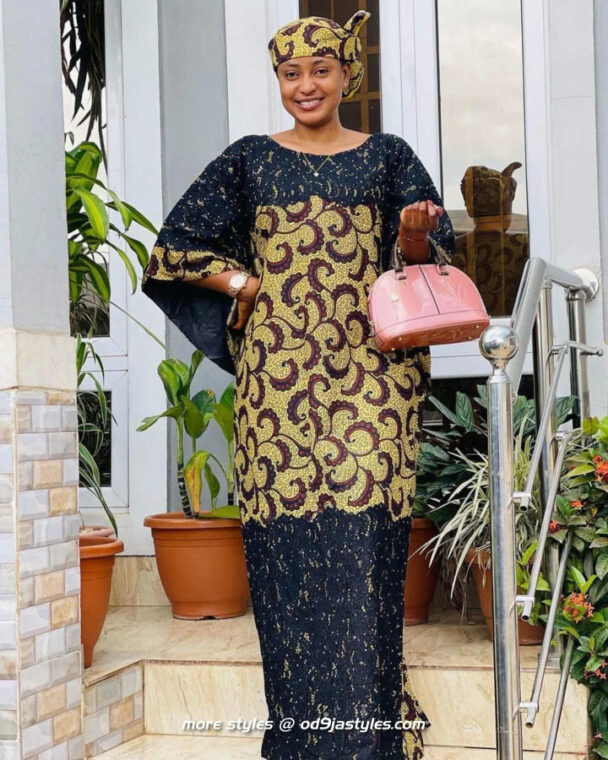 Ankara and lace dresses