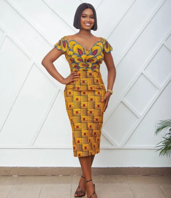 Ankara gown (2)