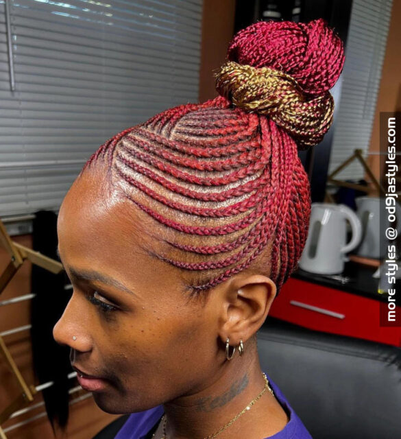braids hairstyles for black women (16)