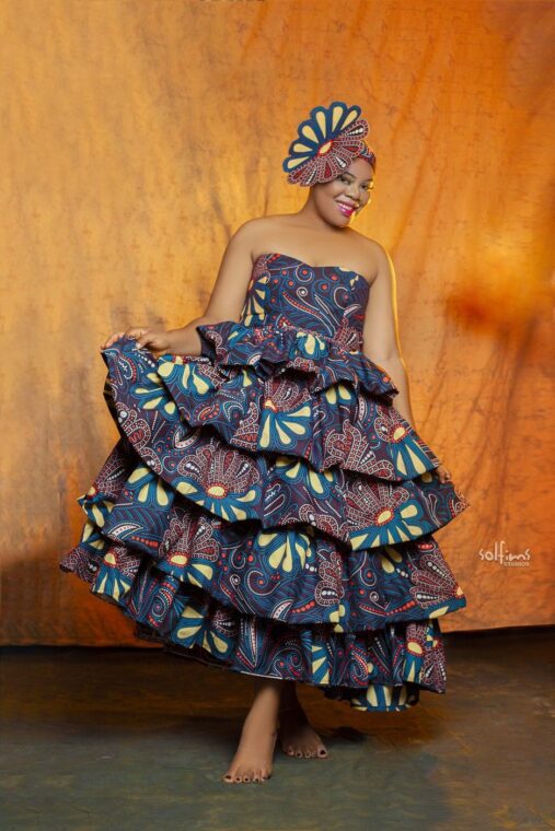 Ankara dress (1)