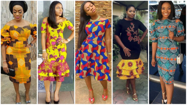 Top 50+ Amazing Ankara Styles For Fashion Girls Short Gowns