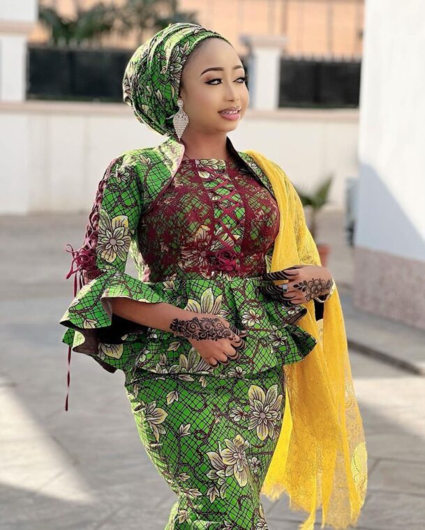 Latest Ankara Skirt and Blouse Style for Wedding