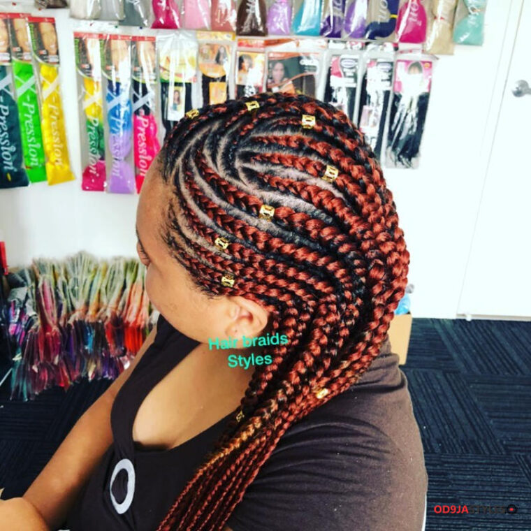 African cornrows styles