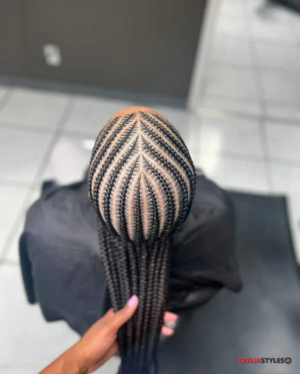 African cornrows styles