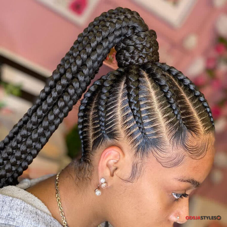 African cornrows styles