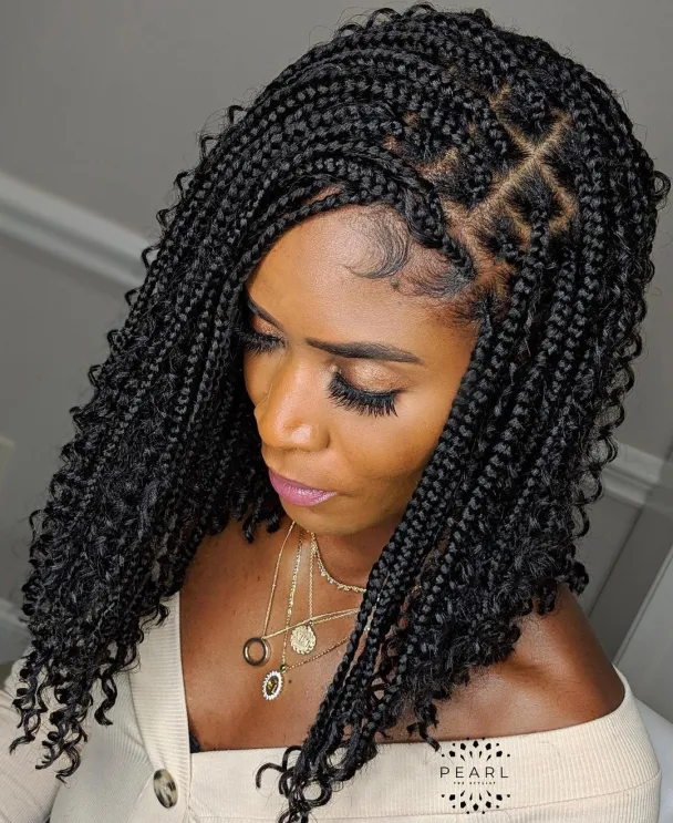 Medium Goddess Box Braids