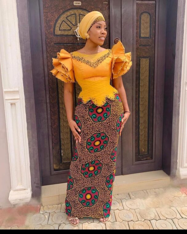 Ankara Gown Style