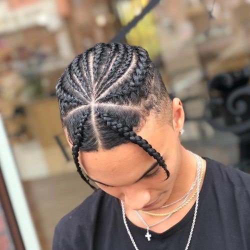 Braided Man Bun