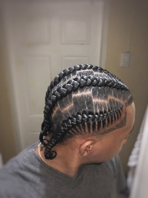 Crown of Braids for men