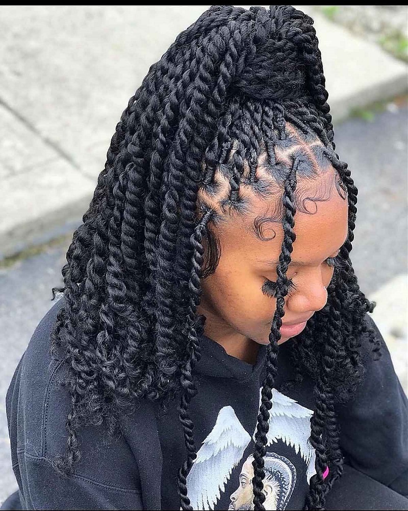 Protective Passion twist hairstyles