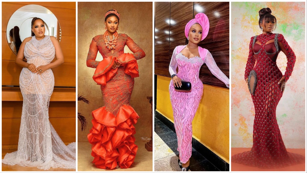 40 Lace Gown Styles for Ladies | AllNigeriaInfo