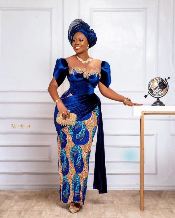 Ankara long gown