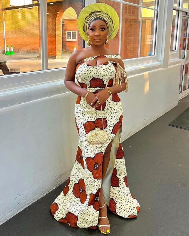 Ankara long gown