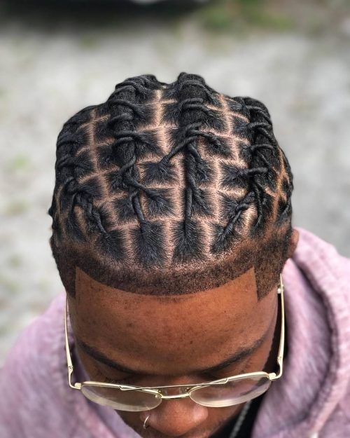 Twisted Cornrows for men