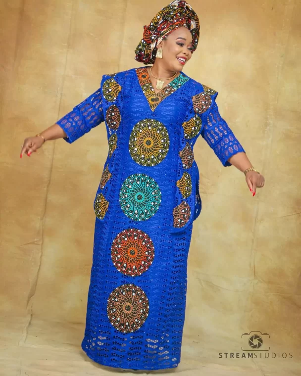 ankara kaftan gown