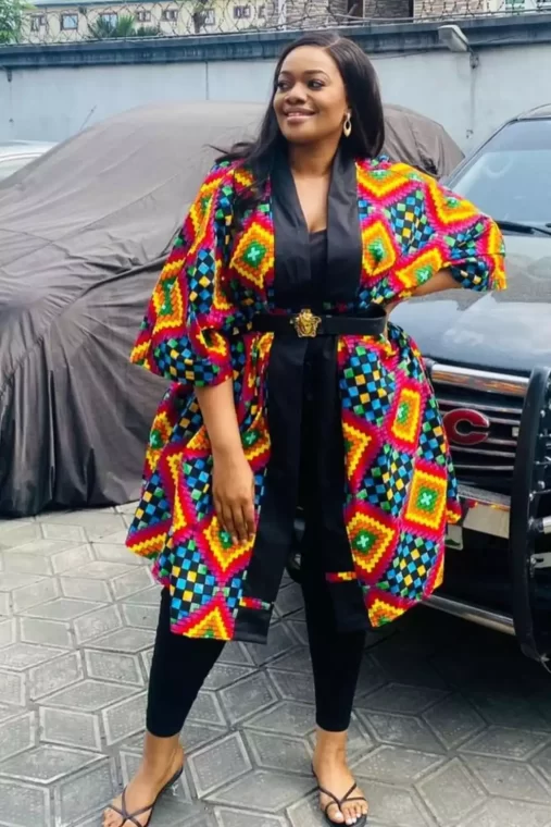 latest ankara styles kimono tops