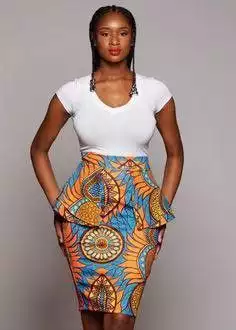 latest ankara styles pencil skirts