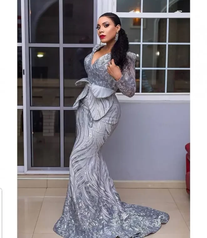 Best Lace Gown Styles For Nigerian Wedding