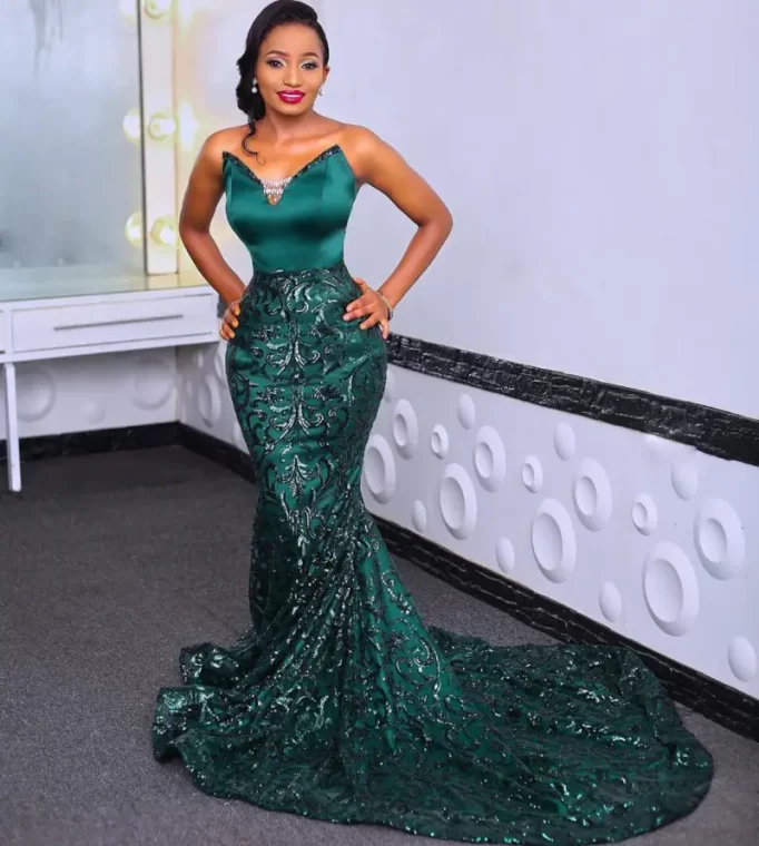 Best Lace Gown Styles For Nigerian Wedding